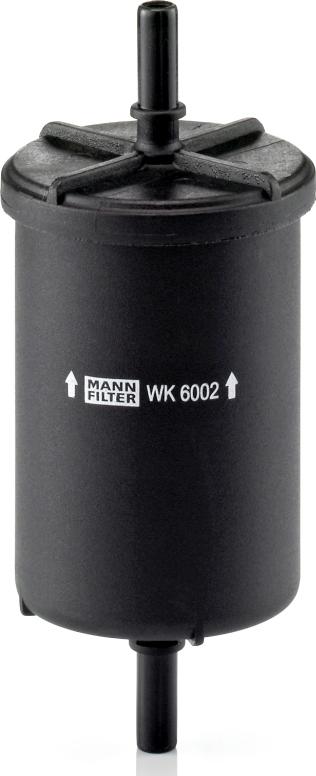 Mann-Filter WK 6002 - Паливний фільтр autocars.com.ua