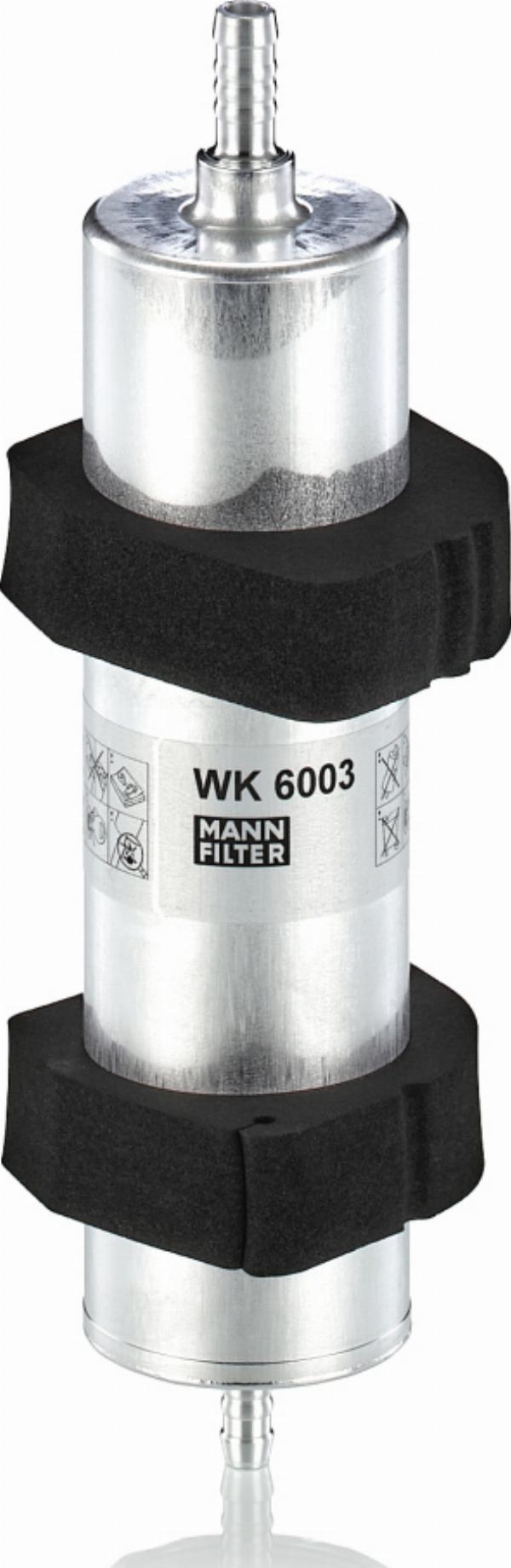 Mann-Filter WK 6003 - Паливний фільтр autocars.com.ua