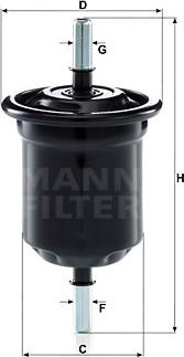Mann-Filter WK 6013 - Топливный фильтр autodnr.net