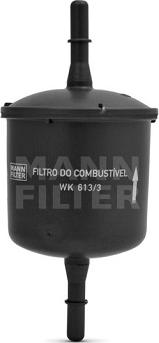 Mann-Filter WK 613/3 - Паливний фільтр autocars.com.ua