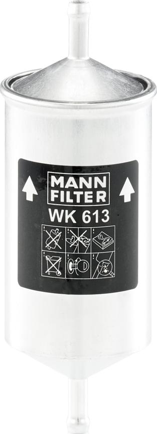 Mann-Filter WK 613 - Паливний фільтр autocars.com.ua