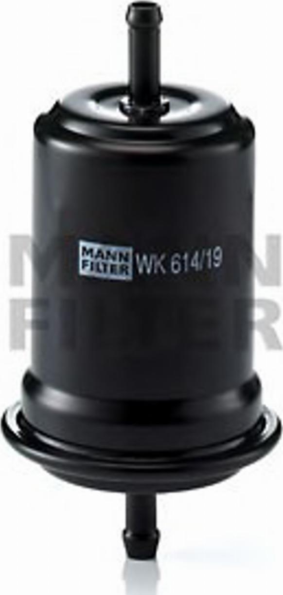 Mann-Filter WK 614/19 - Топливный фильтр autodnr.net