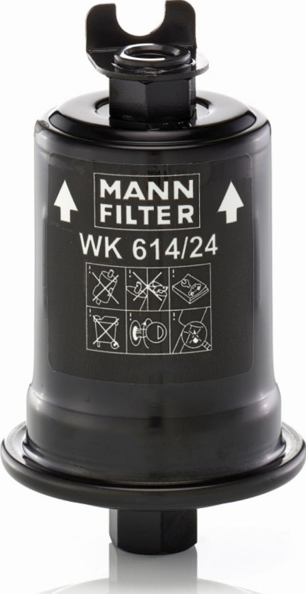 Mann-Filter WK 614/24 x - Паливний фільтр autocars.com.ua