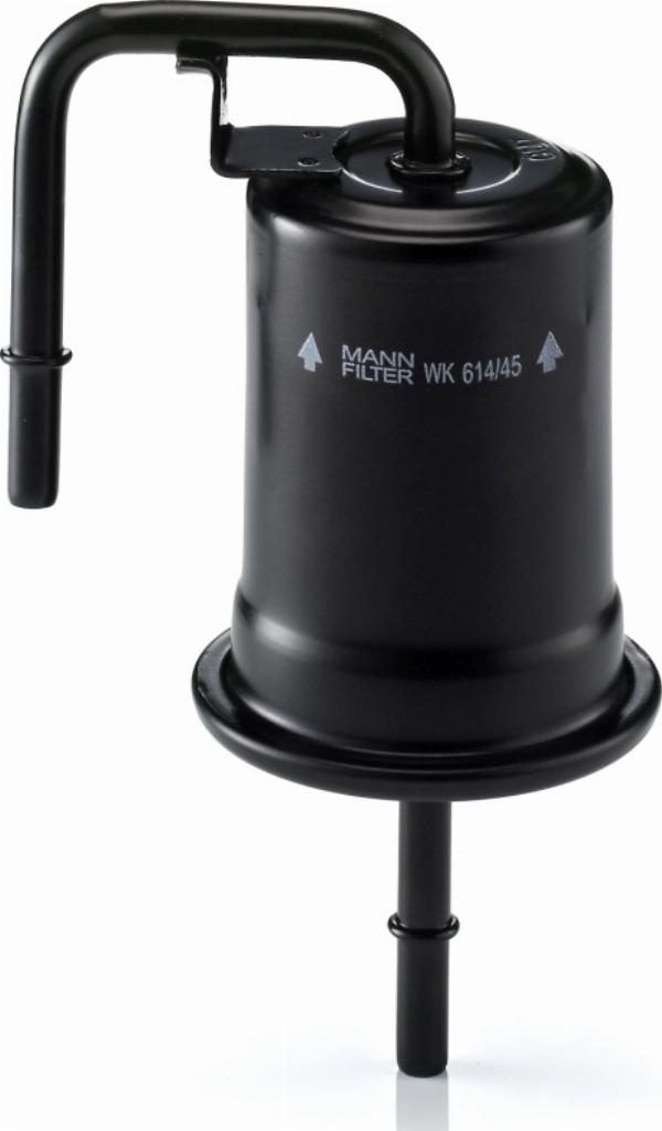Mann-Filter WK 614/45 - Паливний фільтр autocars.com.ua