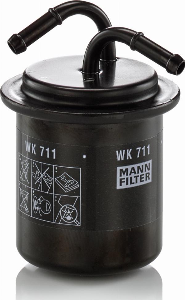 Mann-Filter WK 711 - Паливний фільтр autocars.com.ua