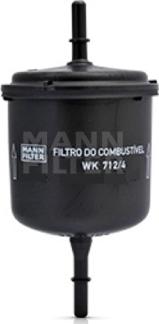Mann-Filter WK 712/4 - Паливний фільтр autocars.com.ua