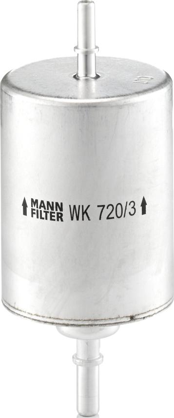 Mann-Filter WK 720/3 - Паливний фільтр autocars.com.ua