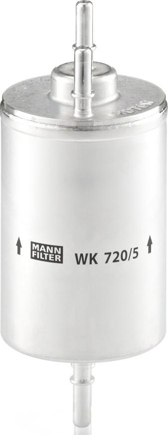 Mann-Filter WK 720/5 - Паливний фільтр autocars.com.ua