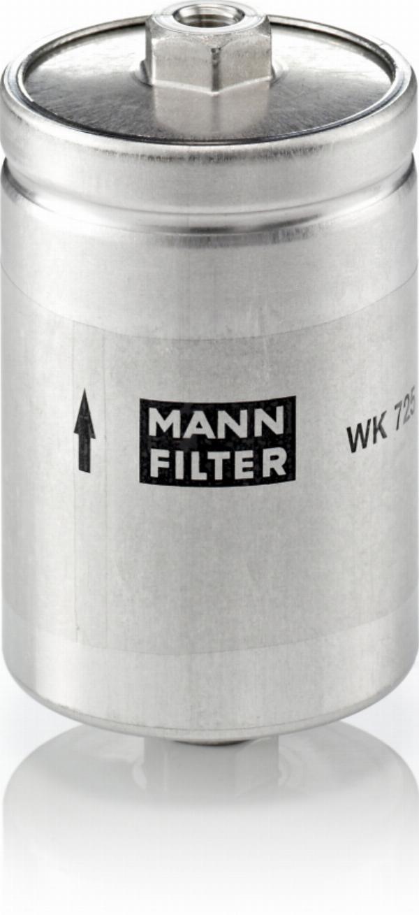 Mann-Filter WK 725 - Паливний фільтр autocars.com.ua