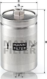 Mann-Filter WK 725 - Топливный фильтр autodnr.net