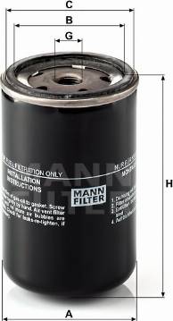 Mann-Filter WK 729 - Топливный фильтр avtokuzovplus.com.ua
