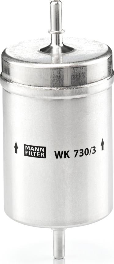Mann-Filter WK 730/3 - Паливний фільтр autocars.com.ua
