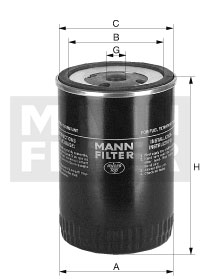 Mann-Filter WK 731/1 - Топливный фильтр avtokuzovplus.com.ua
