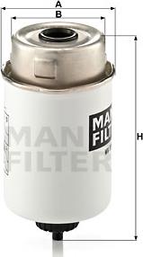 Mann-Filter WK 8015 - Паливний фільтр autocars.com.ua