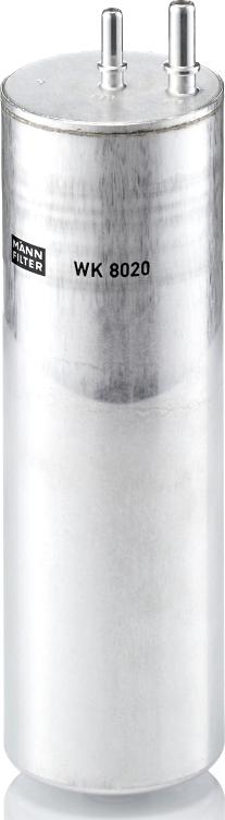Mann-Filter WK 8020 - Паливний фільтр autocars.com.ua