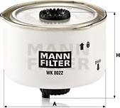 Mann-Filter WK 8022 - Паливний фільтр autocars.com.ua