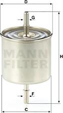 Mann-Filter WK 8046 - Паливний фільтр autocars.com.ua
