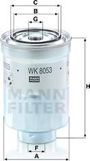 Mann-Filter wk8053z - Топливный фильтр autodnr.net