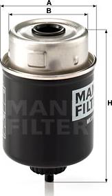 Mann-Filter WK 8100 - Паливний фільтр autocars.com.ua