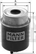 Mann-Filter WK 8103 - Паливний фільтр autocars.com.ua
