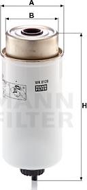 Mann-Filter WK 8120 - Паливний фільтр autocars.com.ua