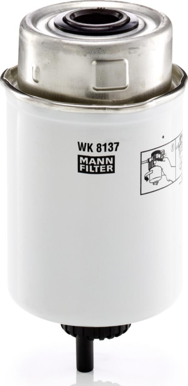 Mann-Filter WK 8137 - Паливний фільтр autocars.com.ua