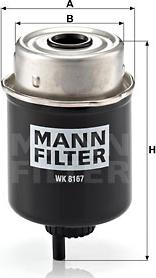 Mann-Filter WK 8167 - Топливный фильтр avtokuzovplus.com.ua
