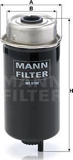 Mann-Filter WK 8188 - Паливний фільтр autocars.com.ua