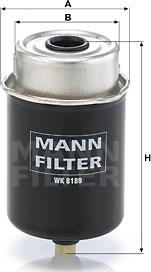 Mann-Filter WK 8189 - Топливный фильтр autodnr.net