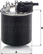 Mann-Filter WK 820/15 - Топливный фильтр avtokuzovplus.com.ua