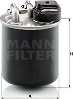 Mann-Filter WK 820/20 - Паливний фільтр autocars.com.ua