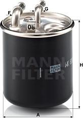 Mann-Filter wk820/2x - Топливный фильтр autodnr.net