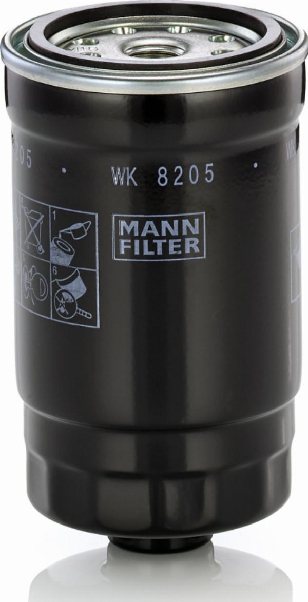 Mann-Filter WK 820/5 - Паливний фільтр autocars.com.ua