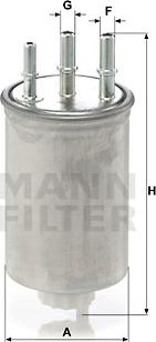Mann-Filter WK 829/6 - Топливный фильтр avtokuzovplus.com.ua