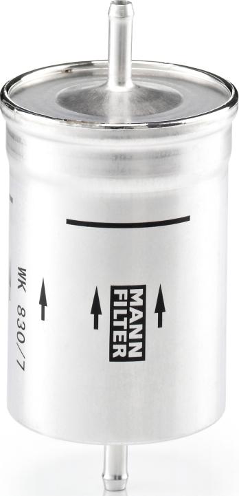Mann-Filter WK 830/7 - Паливний фільтр autocars.com.ua