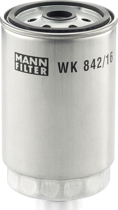 Mann-Filter WK 842/16 - Паливний фільтр autocars.com.ua