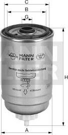 Mann-Filter WK 842/22 - Топливный фильтр autodnr.net