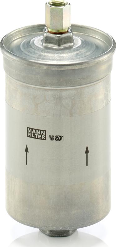 Mann-Filter WK 853/1 - Паливний фільтр autocars.com.ua