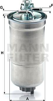 Mann-Filter WK 853/3 x - Топливный фильтр autodnr.net