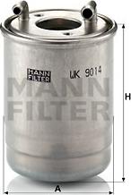 Mann-Filter WK 9014 z - Топливный фильтр autodnr.net