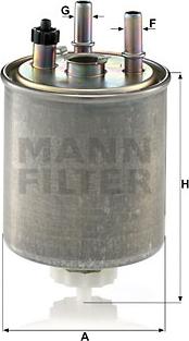 Mann-Filter WK 9022 - Топливный фильтр autodnr.net