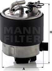 Mann-Filter WK 9026 - Паливний фільтр autocars.com.ua