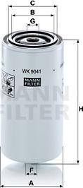 Mann-Filter WK 9041 x - Паливний фільтр autocars.com.ua