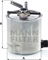 Mann-Filter WK 9043 - Паливний фільтр autocars.com.ua