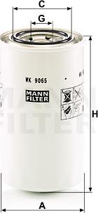 Mann-Filter WK 9065 - Паливний фільтр autocars.com.ua