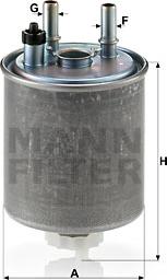 Mann-Filter WK 918/1 - Паливний фільтр autocars.com.ua