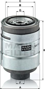 Mann-Filter WK 918 x - 0 autocars.com.ua