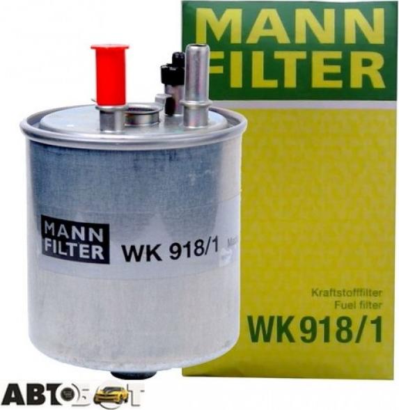 Mann-Filter WK 918 - Топливный фильтр autodnr.net