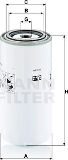 Mann-Filter WK 929 x - Топливный фильтр autodnr.net