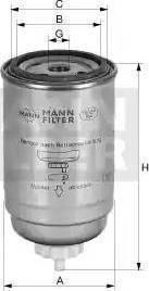 Mann-Filter WK 932/1 - Паливний фільтр autocars.com.ua